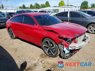 Czwarte zdjęcie samochodu z boku: 2021 HONDA ACCORD SPORT SE VIN:1HGCV1F44MA044597 - miniatura
