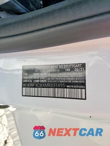 Zdjęcie 12 z 12 samochodu: 2021 MERCEDES-BENZ C 300 VIN:W1KWF8DBXMR631655 - miniatura