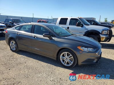 Czwarte zdjęcie samochodu z boku: 2018 FORD FUSION SE VIN:3FA6P0H79JR140658 - miniatura
