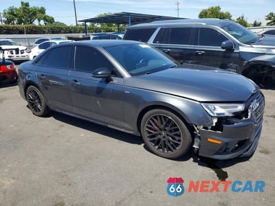 Czwarte zdjęcie samochodu z boku: 2019 AUDI A4 PREMIUM PLUS VIN:WAUENAF4XKA015459 - miniatura
