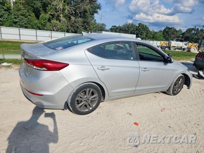 Trzecie zdjęcie samochodu z tyłu: 2018 HYUNDAI ELANTRA SEL VIN:5NPD84LF3JH330060 - miniatura