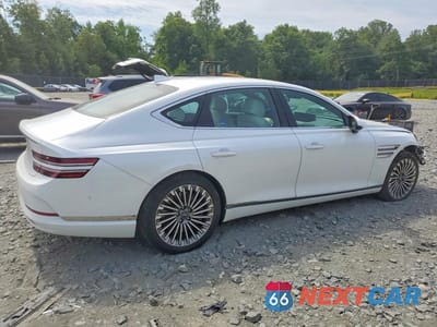 Trzecie zdjęcie samochodu z tyłu: 2023 GENESIS ELECTRIFIED G80 BASE VIN:KMTGE4S11PU005838 - miniatura
