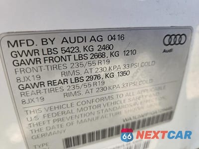 Zdjęcie 13 z 13 samochodu: 2016 AUDI Q5 PREMIUM PLUS VIN:WA1L2AFP1GA129445 - miniatura