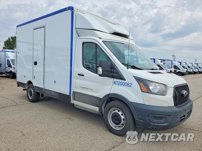 Czwarte zdjęcie samochodu z boku: 2020 FORD TRANSIT DELIVERY TRUCK VIN:1FDBW5Z87LKB07466 - miniatura