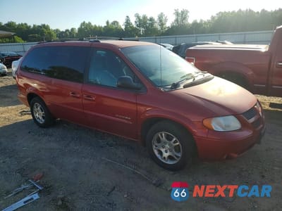 Czwarte zdjęcie samochodu z boku: 2001 DODGE GRAND CARAVAN SPORT VIN:2B8GP44G31R164404 - miniatura