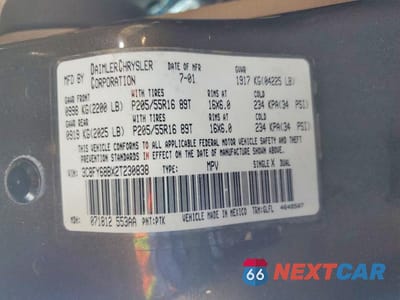 Zdjęcie 12 z 12 samochodu: 2002 CHRYSLER PT CRUISER LIMITED VIN:3C8FY68BX2T230838 - miniatura
