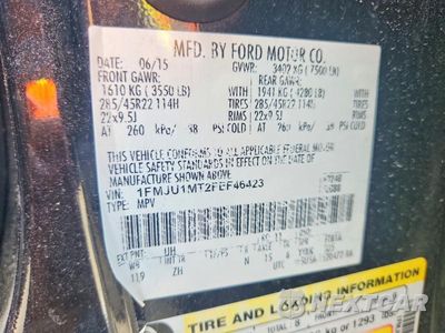 Zdjęcie 14 z 14 samochodu: 2015 FORD EXPEDITION PLATINUM VIN:1FMJU1MT2FEF46423 - miniatura