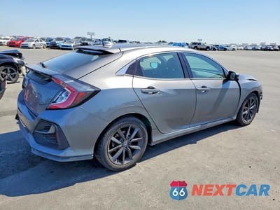 Trzecie zdjęcie samochodu z tyłu: 2021 HONDA CIVIC EX VIN:SHHFK7H66MU403315 - miniatura