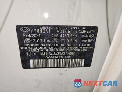 Zdjęcie 12 z 12 samochodu: 2024 HYUNDAI SONATA SEL VIN:KMHL64JA3RA377094 - miniatura