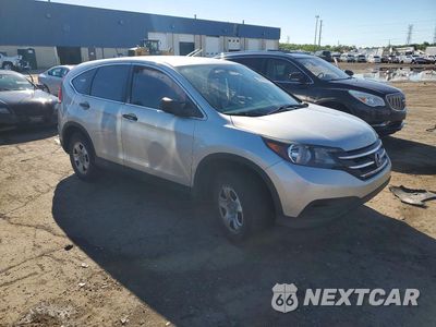 Czwarte zdjęcie samochodu z boku: 2014 HONDA CR-V LX VIN:3CZRM3H31EG717855 - miniatura