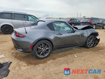 Trzecie zdjęcie samochodu z tyłu: 2017 MAZDA MX-5 MIATA GRAND TOURING VIN:JM1NDAM70H0101008 - miniatura