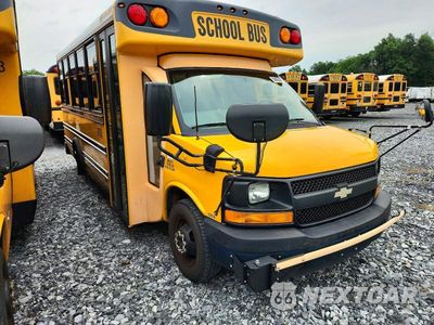 2014 CHEVROLET EXPRESS G4 - SCHOOL BUS 1GB6G5BG5E1160071 - główne zdjęcie licytacji z USA - miniatura