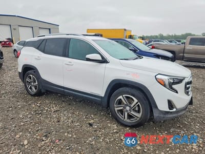 Czwarte zdjęcie samochodu z boku: 2021 GMC TERRAIN SLT VIN:3GKALVEV4ML304412 - miniatura