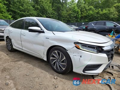 Czwarte zdjęcie samochodu z boku: 2019 HONDA INSIGHT TOURING VIN:19XZE4F90KE006574 - miniatura