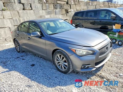 Czwarte zdjęcie samochodu z boku: 2015 INFINITI Q50 BASE VIN:JN1BV7AR2FM403174 - miniatura