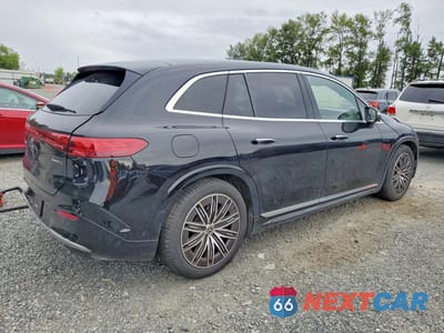 Trzecie zdjęcie samochodu z tyłu: 2023 MERCEDES-BENZ EQS SUV 580 4MATIC VIN:4JGDM4EB4PA013387 - miniatura