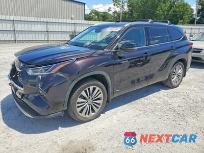 2020 TOYOTA HIGHLANDER HYBRID PLATINUM 5TDEBRCH6LS012726 - główne zdjęcie licytacji z USA - miniatura