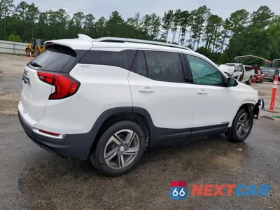 Trzecie zdjęcie samochodu z tyłu: 2019 GMC TERRAIN SLT VIN:3GKALPEV7KL253593 - miniatura