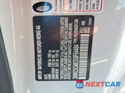 Zdjęcie 12 z 12 samochodu: 2025 BMW 230I VIN:3MW23CM03S8F64484 - miniatura