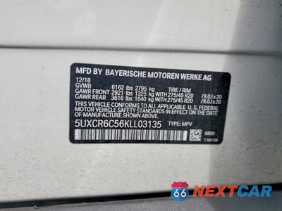 Zdjęcie 14 z 14 samochodu: 2019 BMW X5 XDRIVE40I VIN:5UXCR6C56KLL03135 - miniatura
