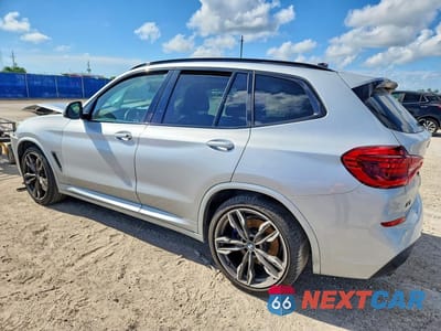 Drugie zdjęcie samochodu z przodu: 2019 BMW X3 XDRIVEM40I VIN:5UXTS3C5XK0Z07789 - miniatura