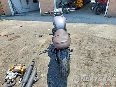 Czwarte zdjęcie samochodu z boku: 2018 TRIUMPH MOTORCYCLE BONNEVILLE T120 VIN:SMTD40HL9JT882789 - miniatura