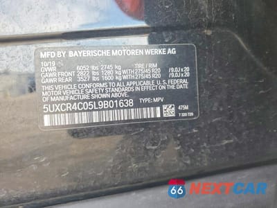 Zdjęcie 13 z 13 samochodu: 2020 BMW X5 SDRIVE 40I VIN:5UXCR4C05L9B01638 - miniatura