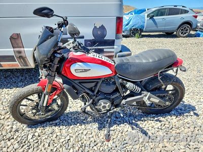 Trzecie zdjęcie samochodu z tyłu: 2018 DUCATI SCRAMBLER 800 VIN:ML015ANM4JT013969 - miniatura
