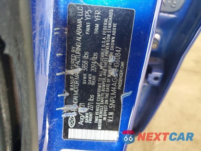 Zdjęcie 12 z 12 samochodu: 2022 HYUNDAI ELANTRA SEL VIN:5NPLM4AG6NH060847 - miniatura