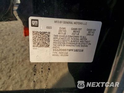 Zdjęcie 12 z 12 samochodu: 2023 CHEVROLET MALIBU LT VIN:1G1ZD5ST9PF182118 - miniatura