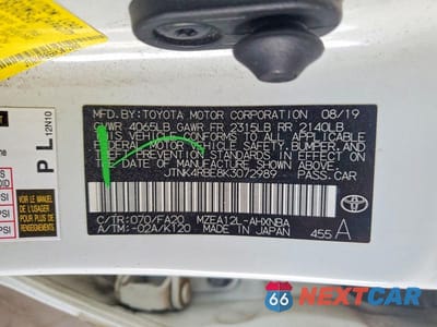 Zdjęcie 12 z 12 samochodu: 2019 TOYOTA COROLLA HATCHBACK SE VIN:JTNK4RBE8K3072989 - miniatura