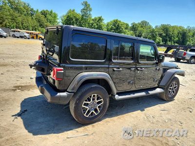 Trzecie zdjęcie samochodu z tyłu: 2026 JEEP WRANGLER SAHARA VIN:1C4PJXEG1TW221361 - miniatura