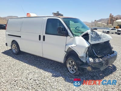 Czwarte zdjęcie samochodu z boku: 2006 CHEVROLET EXPRESS 1500 UTLITY VAN VIN:1GCFG15XX61103804 - miniatura