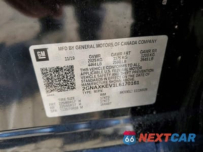 Zdjęcie 14 z 14 samochodu: 2020 CHEVROLET EQUINOX LT VIN:2GNAXKEV1L6170161 - miniatura