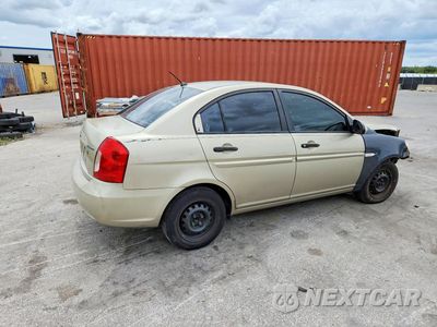 Trzecie zdjęcie samochodu z tyłu: 2007 HYUNDAI ACCENT GLS VIN:KMHCN46C47U094826 - miniatura