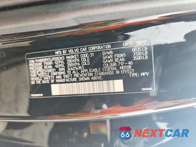 Zdjęcie 13 z 13 samochodu: 2018 VOLVO XC90 T8 VIN:YV4BR0PK5J1326343 - miniatura