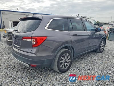 Trzecie zdjęcie samochodu z tyłu: 2019 HONDA PILOT EXL VIN:5FNYF5H50KB013382 - miniatura