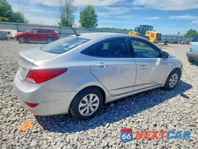 Trzecie zdjęcie samochodu z tyłu: 2017 HYUNDAI ACCENT SE VIN:KMHCT4AE4HU252193 - miniatura