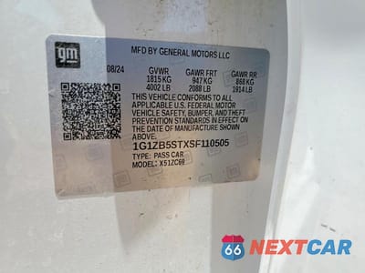 Zdjęcie 13 z 13 samochodu: 2025 CHEVROLET MALIBU LS VIN:1G1ZB5STXSF110505 - miniatura