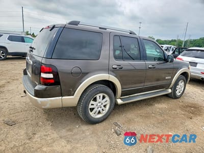 Trzecie zdjęcie samochodu z tyłu: 2007 FORD EXPLORER EDDIE BAUER VIN:1FMEU74E17UA79198 - miniatura