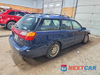 Trzecie zdjęcie samochodu z tyłu: 2004 SUBARU LEGACY L SPECIAL VIN:4S3BH625647304721 - miniatura