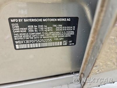 Zdjęcie 13 z 13 samochodu: 2025 BMW X1 M35I VIN:WBX13EF07S5252255 - miniatura