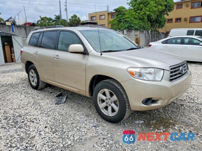 Czwarte zdjęcie samochodu z boku: 2009 TOYOTA HIGHLANDER BASE VIN:JTEDS41A592081357 - miniatura