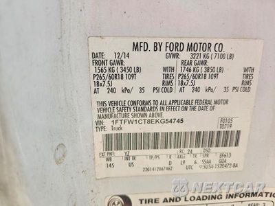 Zdjęcie 12 z 12 samochodu: 2014 FORD F150 VIN:1FTFW1CT8EKG54745 - miniatura