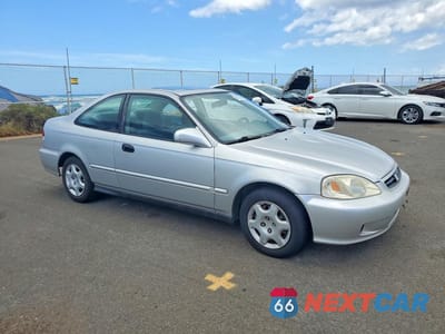 Czwarte zdjęcie samochodu z boku: 1999 HONDA CIVIC EX VIN:1HGEJ8248XL030536 - miniatura