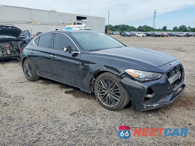 Czwarte zdjęcie samochodu z boku: 2019 GENESIS G70 ELITE VIN:KMTG34LA0KU030856 - miniatura