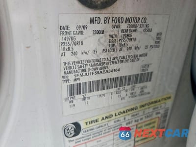 Zdjęcie 13 z 13 samochodu: 2010 FORD EXPEDITION VIN:1FMJU1F59AEA34164 - miniatura