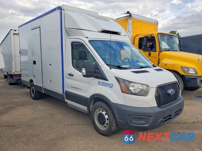 Czwarte zdjęcie samochodu z boku: 2020 FORD TRANSIT DELIVERY TRUCK VIN:1FDBW5Z87LKB24929 - miniatura