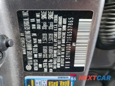 Zdjęcie 13 z 13 samochodu: 2014 KIA SORENTO EX VIN:5XYKUDA71EG537865 - miniatura