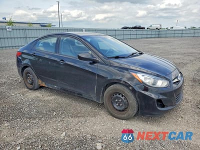 Czwarte zdjęcie samochodu z boku: 2013 HYUNDAI ACCENT GLS VIN:KMHCT4AE9DU516194 - miniatura
